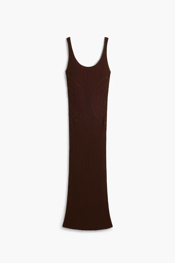 Einfarbiges Trägerkleid Einfarbiges Trägerkleid