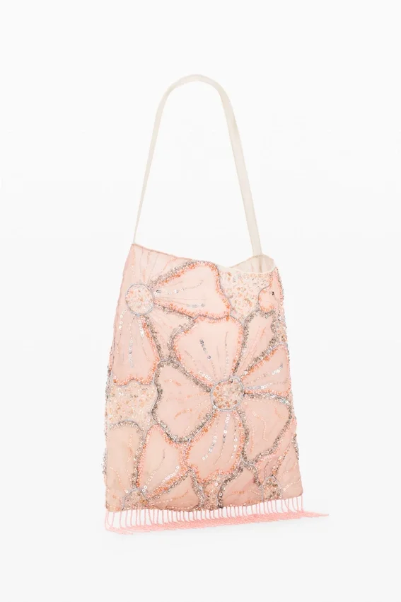 Einkaufstasche mit Blumenmuster Einkaufstasche mit Blumenmuster