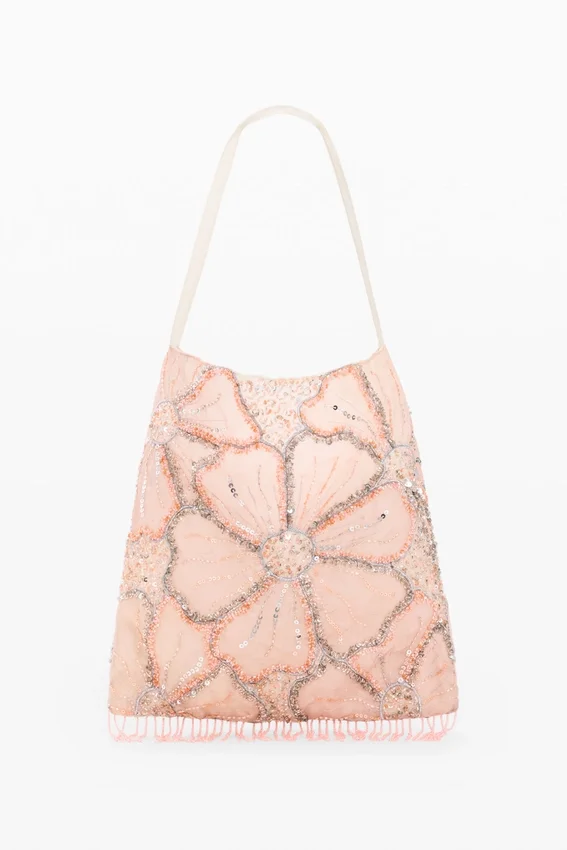 Einkaufstasche mit Blumenmuster Einkaufstasche mit Blumenmuster