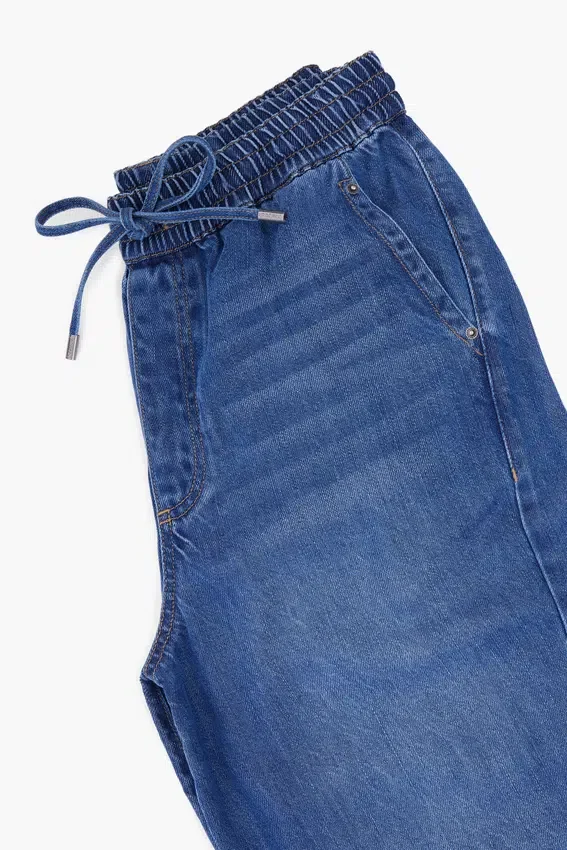 Elastische lange Jeans-Hose Elastische lange Jeans-Hose