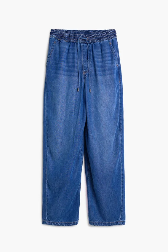 Elastische lange Jeans-Hose Elastische lange Jeans-Hose