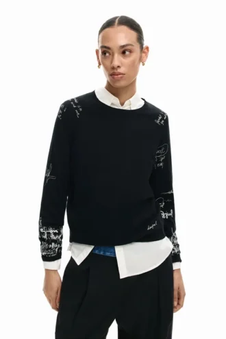 Feiner Jersey-Schriftzug Feiner Jersey-Schriftzug