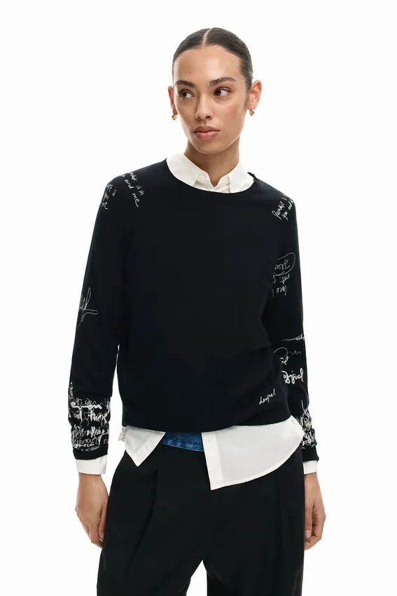 Feiner Jersey-Schriftzug Feiner Jersey-Schriftzug