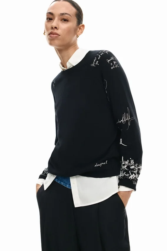 Feiner Jersey-Schriftzug Feiner Jersey-Schriftzug