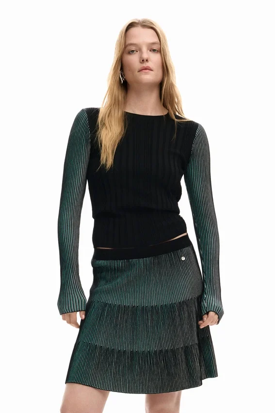 Feiner Plissee-Pullover Feiner Plissee-Pullover