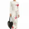 Figurbetontes Midi-Kleid