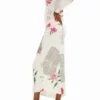 Figurbetontes Midi-Kleid