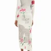 Figurbetontes Midi-Kleid