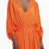Fließendes langes Kleid Fließendes langes Kleid