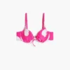Fuchsiafarbenes Bikini-Oberteil mit Muschelprint Fuchsiafarbenes Bikini-Oberteil mit Muschelprint