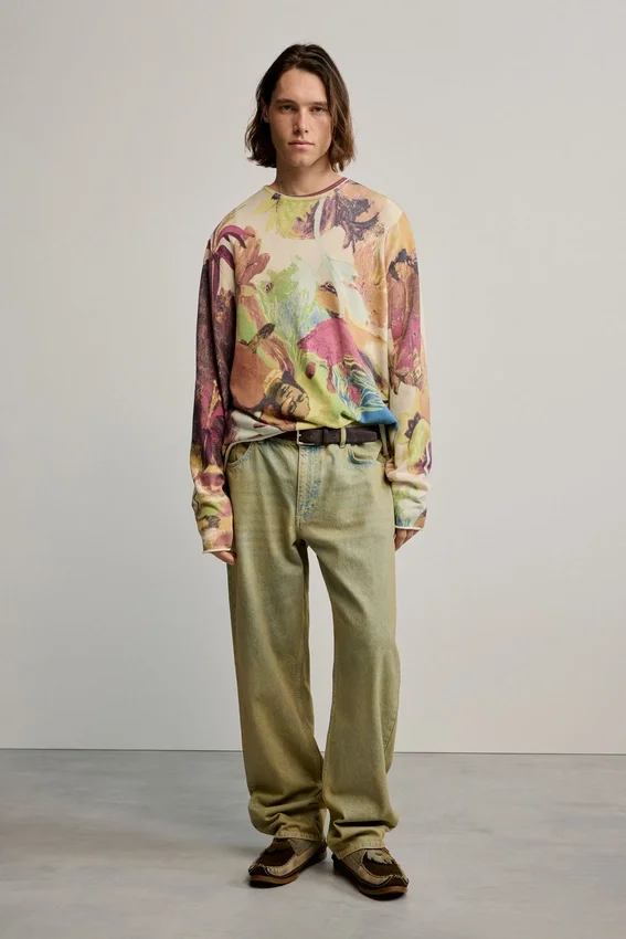 Gaugin-Pullover mit Print Gaugin-Pullover mit Print