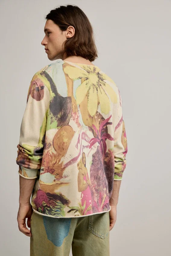 Gaugin-Pullover mit Print Gaugin-Pullover mit Print