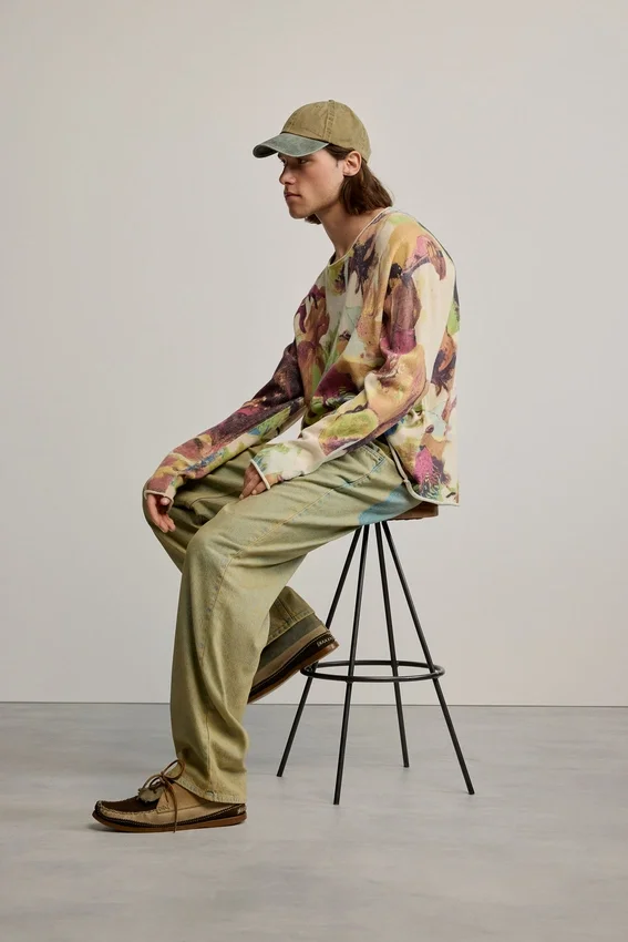 Gaugin-Pullover mit Print Gaugin-Pullover mit Print