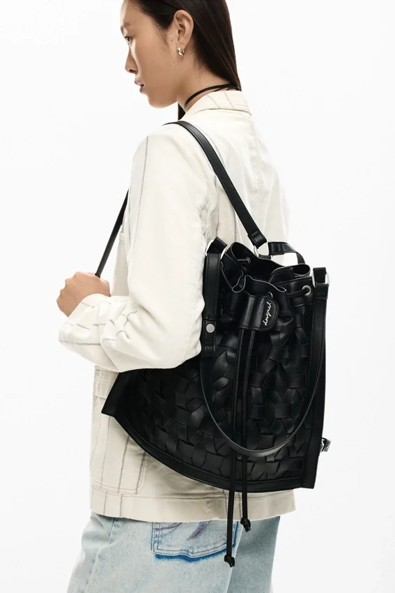 Geflochtener Rucksack Geflochtener Rucksack