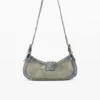 Gefärbte Denim-Tasche Gefärbte Denim-Tasche