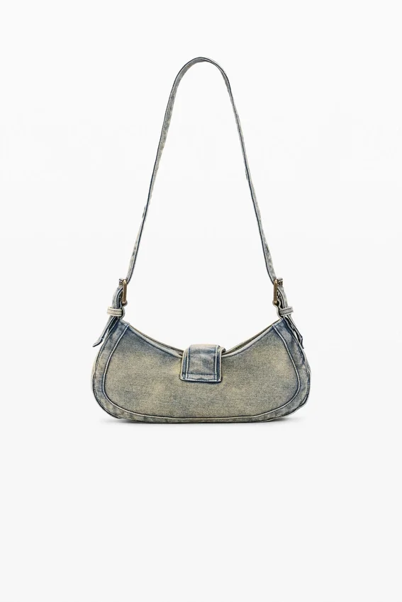 Gefärbte Denim-Tasche Gefärbte Denim-Tasche