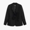 Gestreifter Patchwork-Blazer