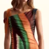 Gestreiftes Kleid von M. Christian Lacroix Gestreiftes Kleid von M. Christian Lacroix