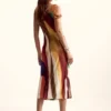 Gestreiftes Kleid von M. Christian Lacroix Gestreiftes Kleid von M. Christian Lacroix