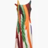 Gestreiftes Kleid von M. Christian Lacroix Gestreiftes Kleid von M. Christian Lacroix