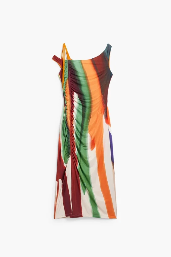 Gestreiftes Kleid von M. Christian Lacroix Gestreiftes Kleid von M. Christian Lacroix