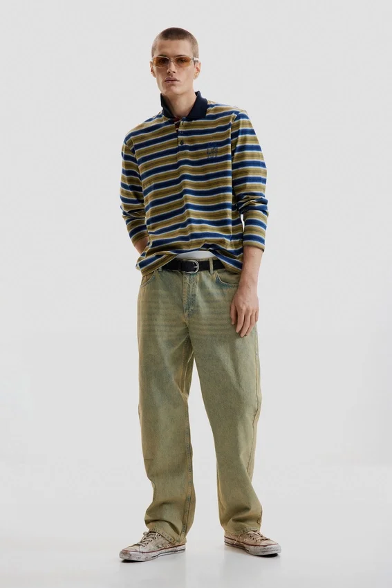 Gestreiftes Polo-Hemd Gestreiftes Polo-Hemd