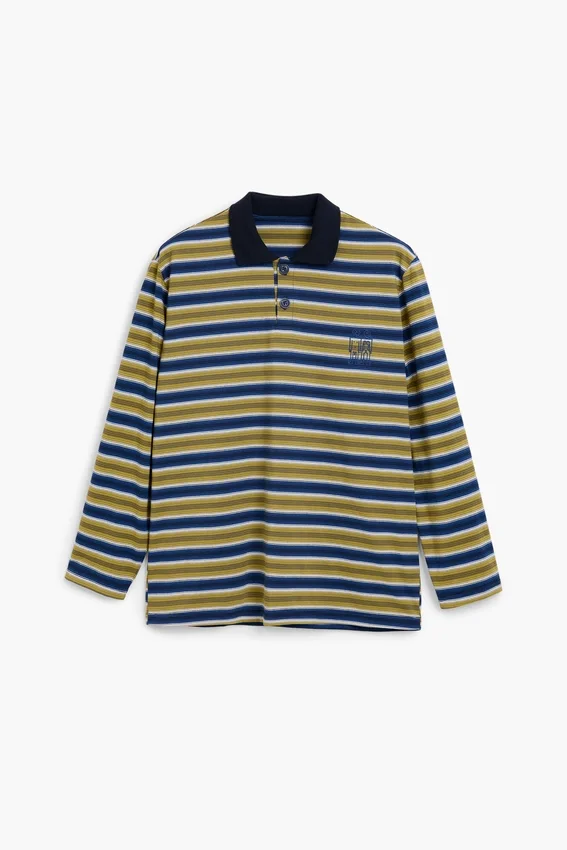Gestreiftes Polo-Hemd Gestreiftes Polo-Hemd