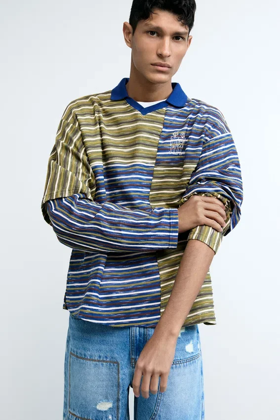 Gestreiftes T-Shirt Gestreiftes T-Shirt