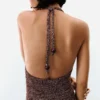 Gestricktes Trägerkleid Gestricktes Trägerkleid