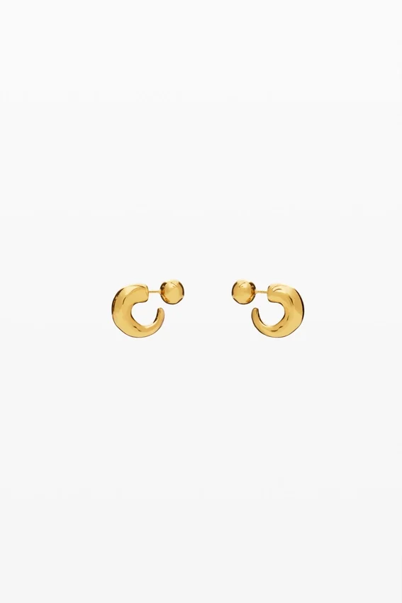 Goldene Ohrringe Zalio Goldene Ohrringe Zalio