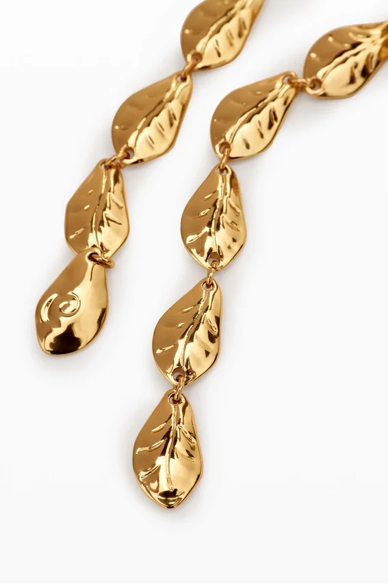 Goldene Zalio-Ohrringe Goldene Zalio-Ohrringe