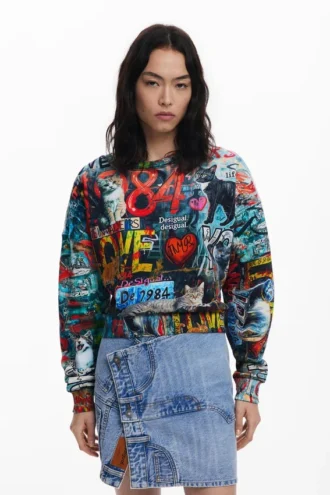 Graffiti-Sweatshirt