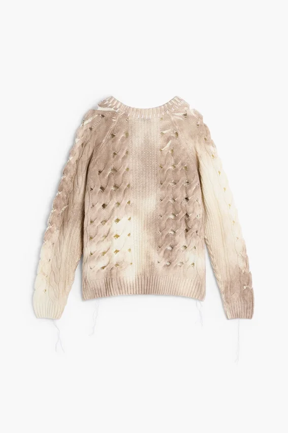 Grob gestrickter Pullover Grob gestrickter Pullover