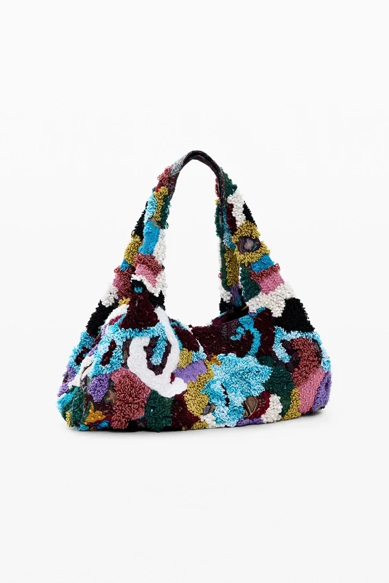 Große bestickte Tasche Große bestickte Tasche