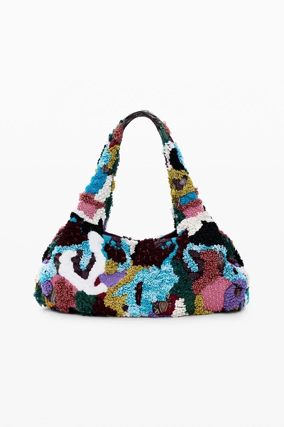 Große bestickte Tasche Große bestickte Tasche