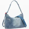 Große Denim-Charms-Tasche Große Denim-Charms-Tasche