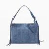Große Denim-Herztasche Große Denim-Herztasche