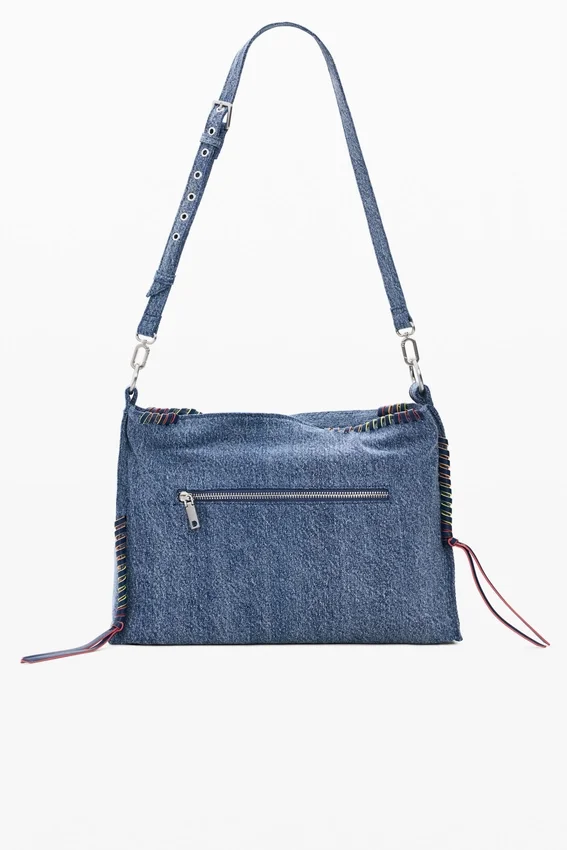 Große Denim-Herztasche Große Denim-Herztasche