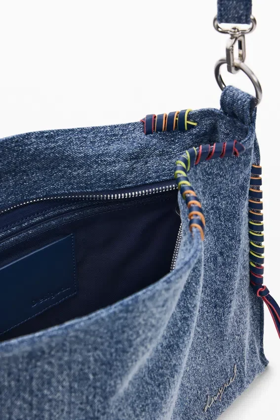 Große Denim-Herztasche Große Denim-Herztasche