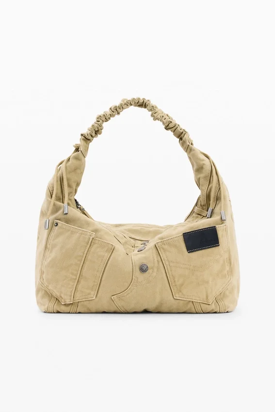 Große Denim-Tasche Große Denim-Tasche