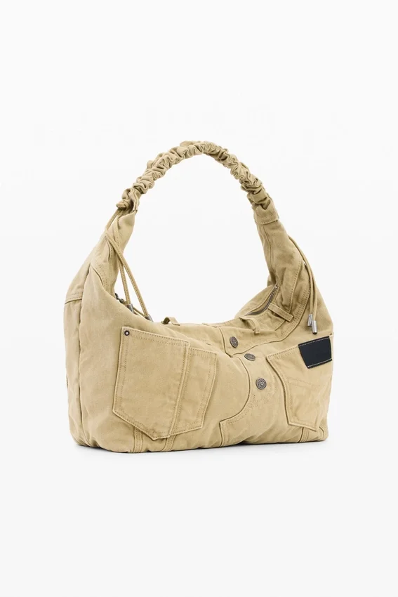 Große Denim-Tasche Große Denim-Tasche
