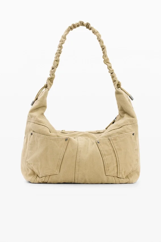 Große Denim-Tasche Große Denim-Tasche