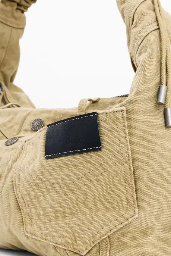 Große Denim-Tasche Große Denim-Tasche