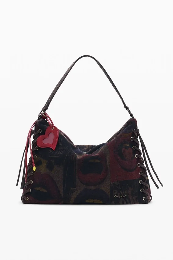 Große Graffiti-Lippen-Tasche Große Graffiti-Lippen-Tasche