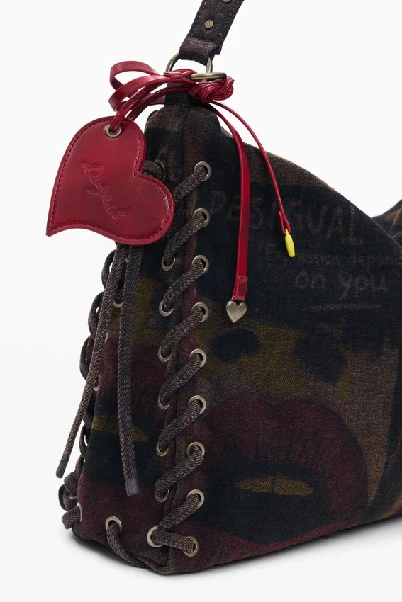 Große Graffiti-Lippen-Tasche Große Graffiti-Lippen-Tasche