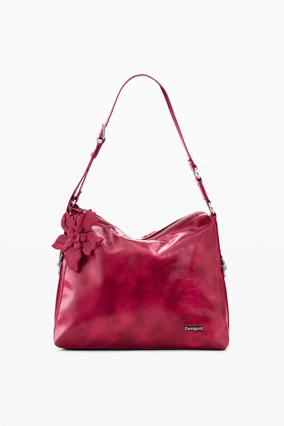 Große Tasche aus Kunstleder Große Tasche aus Kunstleder