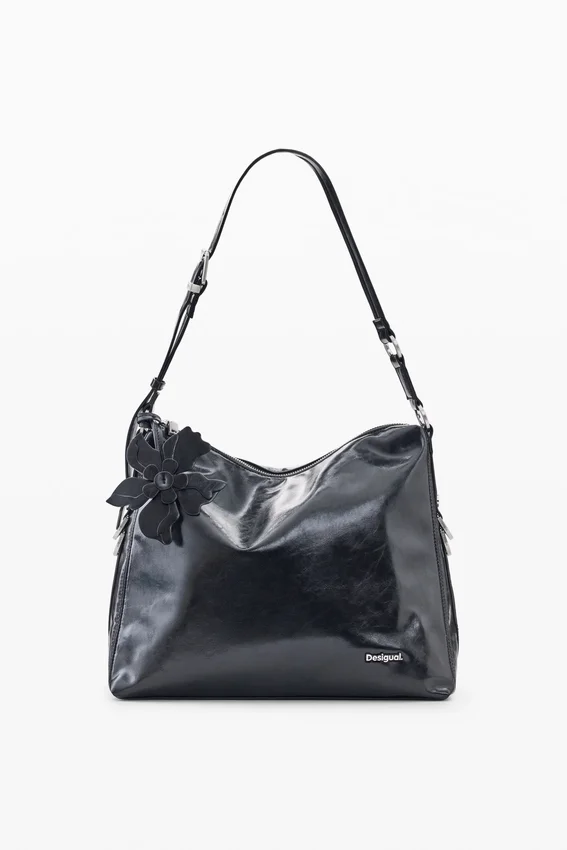 Große Tasche aus Kunstleder Große Tasche aus Kunstleder
