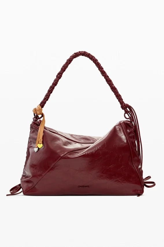 Große Tasche aus Kunstleder Große Tasche aus Kunstleder