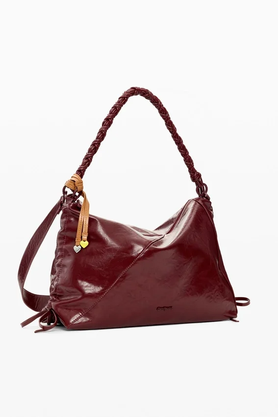 Große Tasche aus Kunstleder Große Tasche aus Kunstleder