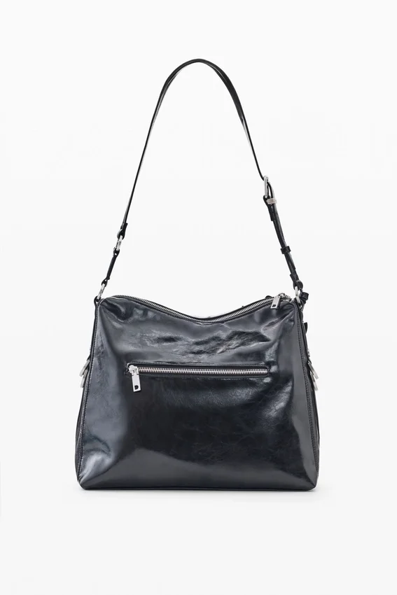 Große Tasche aus Kunstleder Große Tasche aus Kunstleder